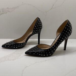 Studded Sam Edelman Black Heels